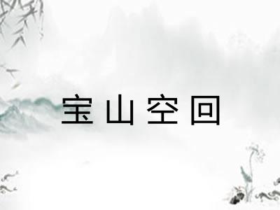 宝山空回