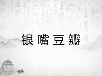 银嘴豆瓣