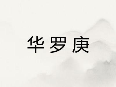 华罗庚