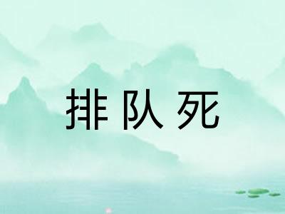 排队死