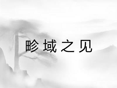畛域之见