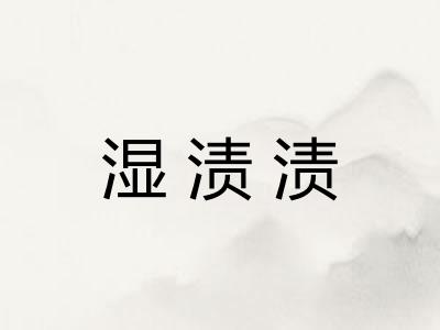湿渍渍