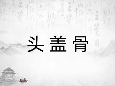 头盖骨