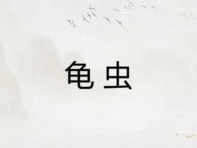 龟虫