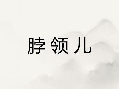 脖领儿