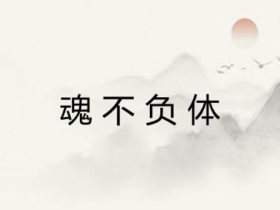 魂不负体