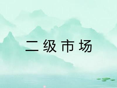 二级市场