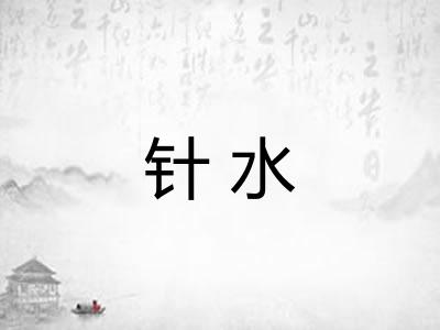 针水