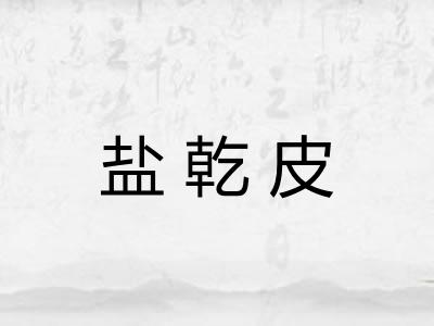 盐乾皮