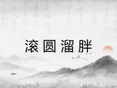 滚圆溜胖