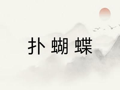 扑蝴蝶