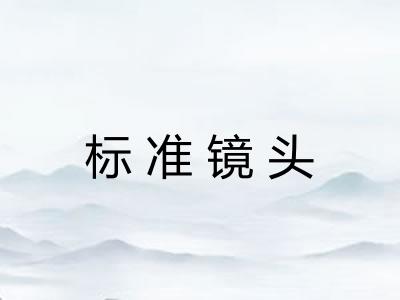 标准镜头