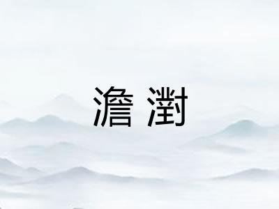 澹濧