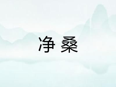净桑