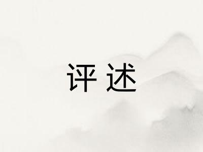 评述