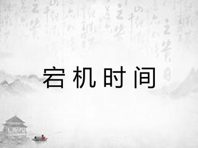 宕机时间