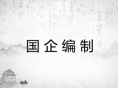 国企编制