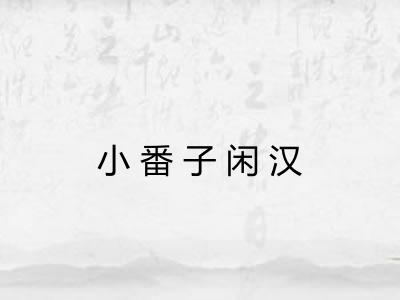 小番子闲汉