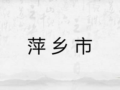 萍乡市