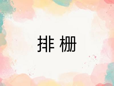 排栅