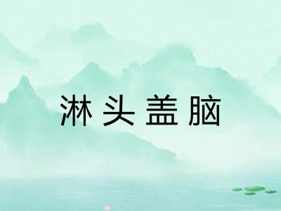 淋头盖脑
