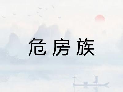 危房族