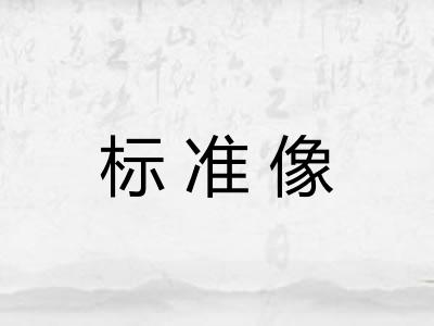 标准像