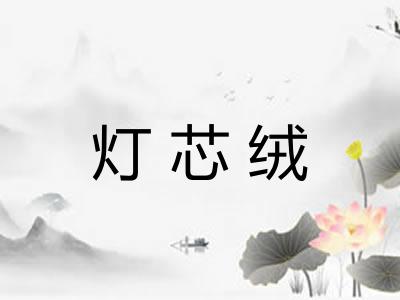 灯芯绒