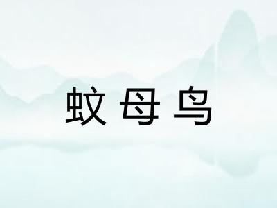 蚊母鸟