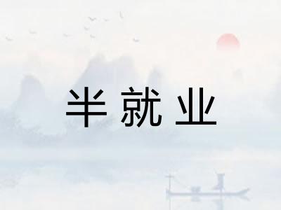 半就业