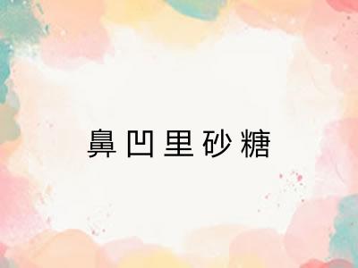 鼻凹里砂糖