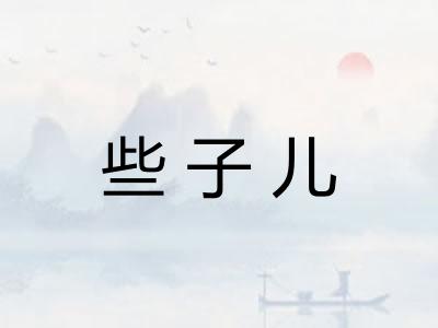 些子儿