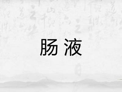 肠液