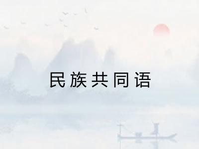 民族共同语