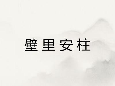 壁里安柱