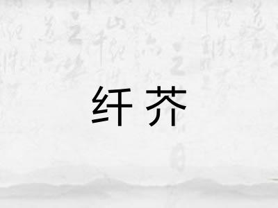 纤芥