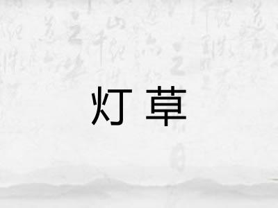 灯草