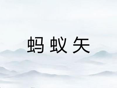 蚂蚁矢