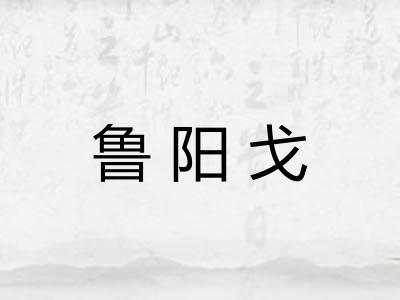 鲁阳戈