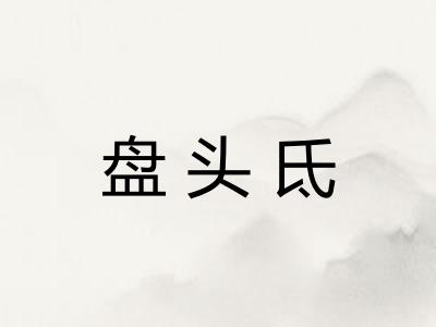 盘头氐