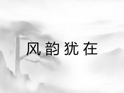 风韵犹在