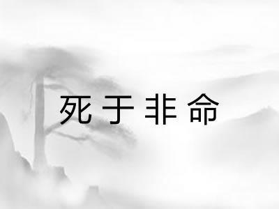 死于非命