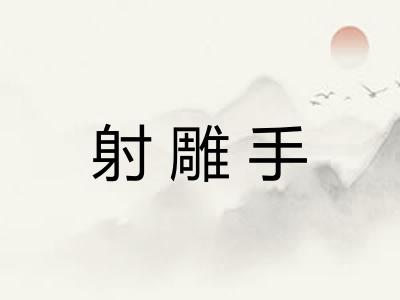 射雕手