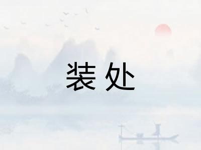 装处