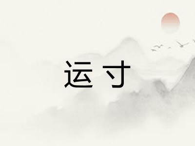 运寸