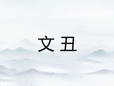 文丑