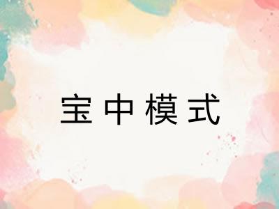 宝中模式
