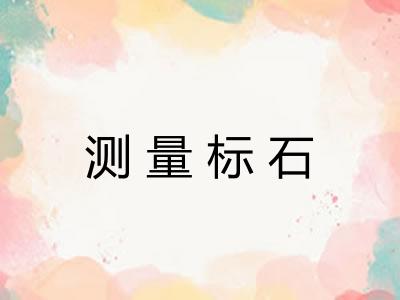 测量标石
