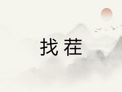 找茬