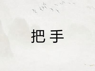 把手